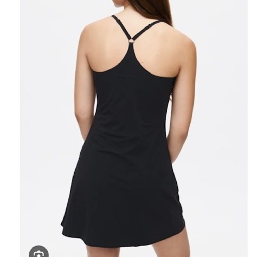 Outdoor Voices The‎ Exercise Dress Black Sleeveless Athletic Mini Dress Small